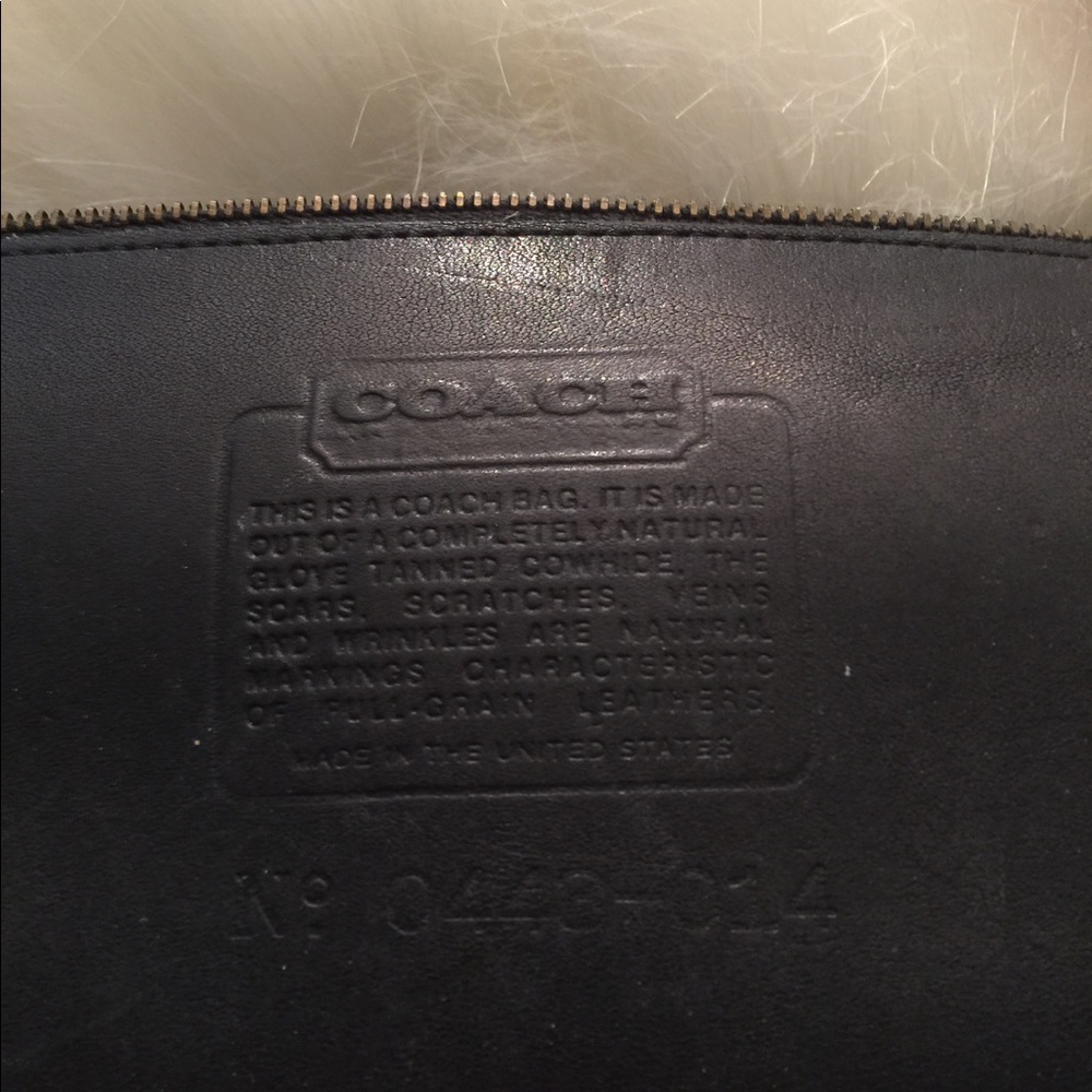 Brown Leather Vintage Coach Handbag - Picture 2 of 6